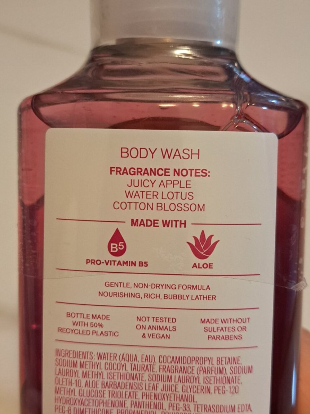 BATH & BODY WORKS PINK TIE DYE BODY WASH - Picture 4 of 9